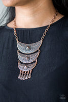 Paparazzi Go STEER-Crazy Necklace Copper - Glitz By Lisa 