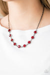 Paparazzi Starlit Socials Necklace Red