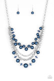 Paparazzi Rockin Rockette Necklace Blue - Glitz By Lisa 