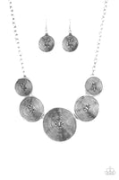 Paparazzi Deserves A Medal Necklace Silver - Glitz By Lisa 