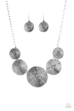 Paparazzi Deserves A Medal Necklace Silver - Glitz By Lisa 