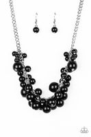Paparazzi Glam Queen Necklace Black - Glitz By Lisa 