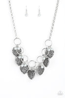 Paparazzi Very Valentine Necklace Silver