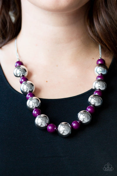 Paparazzi Top Pop Necklace Purple