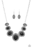 Paparazzi Sierra Serenity Necklace Black - Glitz By Lisa 