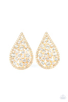 Paparazzi REIGN-Storm Earrings Gold - Glitz By Lisa 