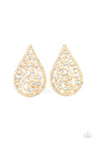 Paparazzi REIGN-Storm Earrings Gold - Glitz By Lisa 