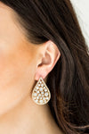 Paparazzi REIGN-Storm Earrings Gold - Glitz By Lisa 