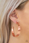 Paparazzi Live Wire Earrings Copper - Glitz By Lisa 