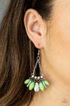 Paparazzi Terra Tribe Earrings Green - Glitz By Lisa 