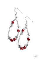 Paparazzi Quite The Collection Earrings Red - Glitz By Lisa 