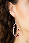 Paparazzi Quite The Collection Earrings Red - Glitz By Lisa 