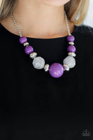 Paparazzi Daytime Drama Necklace Purple - Glitz By Lisa 