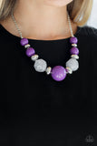 Paparazzi Daytime Drama Necklace Purple - Glitz By Lisa 