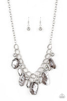 Paparazzi Chroma Drama Necklace Black - Glitz By Lisa 