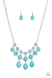 Paparazzi Mermaid Marmalade Necklace Blue - Glitz By Lisa 