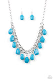 Paparazzi Take The COLOR Wheel! Necklace Blue - Glitz By Lisa 