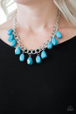 Paparazzi Take The COLOR Wheel! Necklace Blue - Glitz By Lisa 