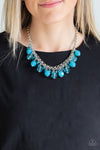 Paparazzi Fiesta Fabulous Necklace Blue - Glitz By Lisa 