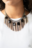 Paparazzi Vixen Conviction Necklace Multi - Glitz By Lisa 