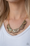 Paparazzi Boho Baby Necklace Gold - Glitz By Lisa 