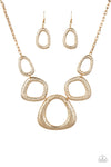 Paparazzi Backstreet Bandit Necklace Gold - Glitz By Lisa 