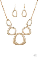 Paparazzi Backstreet Bandit Necklace Gold - Glitz By Lisa 