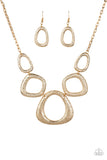 Paparazzi Backstreet Bandit Necklace Gold - Glitz By Lisa 
