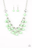 Paparazzi Seaside Soiree Necklace Green - Glitz By Lisa 