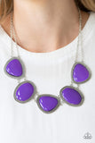 Paparazzi Viva La VIVID Necklace Purple - Glitz By Lisa 