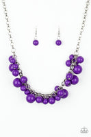 Paparazzi Walk This BROADWAY Necklace Purple - Glitz By Lisa 