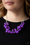 Paparazzi Walk This BROADWAY Necklace Purple - Glitz By Lisa 