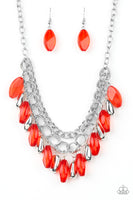 Paparazzi Spring Daydream Necklace Red - Glitz By Lisa 