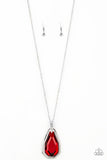 Paparazzi Maven Magic Necklace Red - Glitz By Lisa 