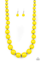 Paparazzi Everyday Eye Candy Necklace Yellow - Glitz By Lisa 