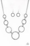 Paparazzi City Circus Necklace Silver