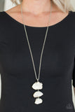 Paparazzi On The ROAM Again White Necklace - Glitz By Lisa 