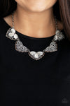 Paparazzi East Coast Essence Necklace White - Glitz By Lisa 