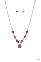 Paparazzi Desert Dreamin Necklace Red & Serenely Southern Bracelet Red