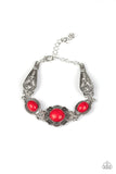 Paparazzi Desert Dreamin Necklace Red & Serenely Southern Bracelet Red