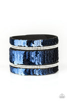 Paparazzi MERMAID Service Urban Bracelet Blue - Glitz By Lisa 