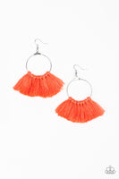 Paparazzi Peruvian Princess Orange Earrings - Glitz By Lisa 