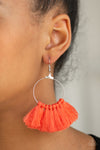 Paparazzi Peruvian Princess Orange Earrings - Glitz By Lisa 