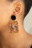 Paparazzi Majestic Mariner Earrings Brown - Glitz By Lisa 