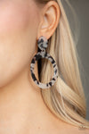 Paparazzi Fish Out Of Water Earrings White - Glitz By Lisa 