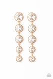 Paparazzi Drippin In Starlight Earrings Gold - Glitz By Lisa 