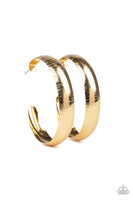 Paparazzi Hoop Wild Earrings Gold - Glitz By Lisa 