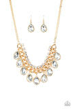 Paparazzi All Toget-HEIR Now Necklace Gold - Glitz By Lisa 