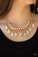 Paparazzi All Toget-HEIR Now Necklace Gold - Glitz By Lisa 