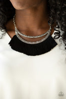 Paparazzi The MANE Event Necklace Black - Glitz By Lisa 